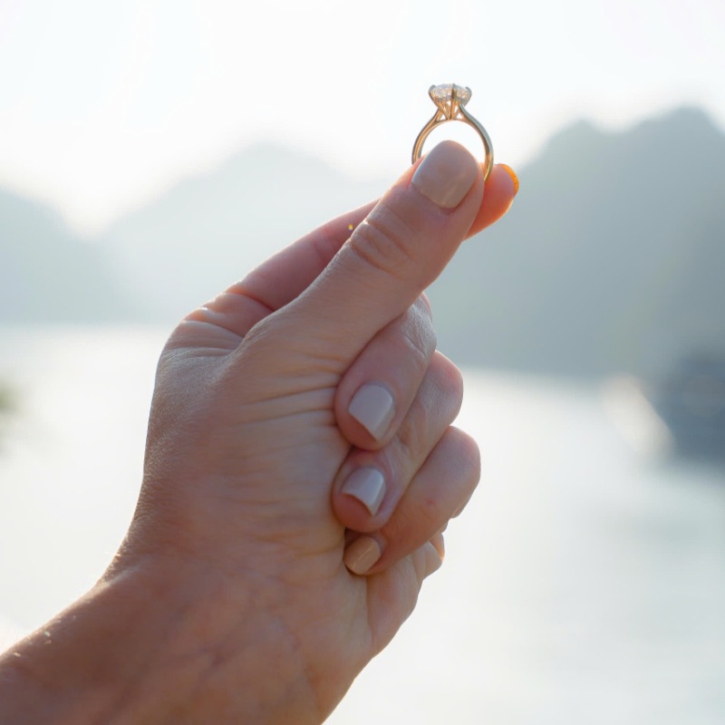 Fiançailles romantiques en croisière de luxe