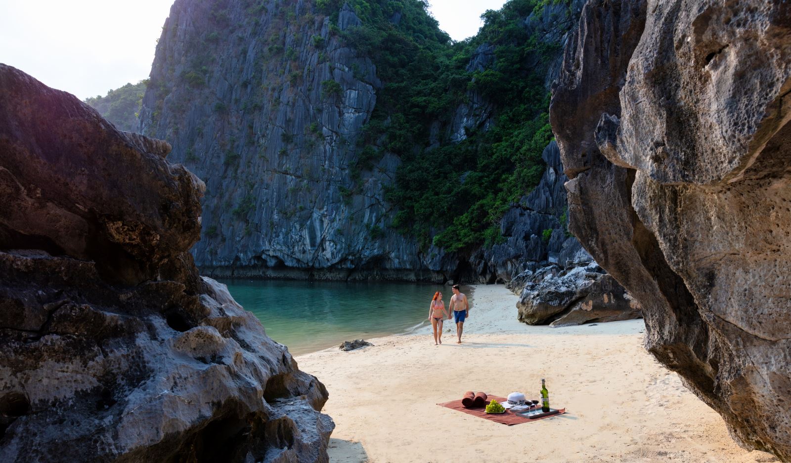 Swimming in Lan Ha Bay