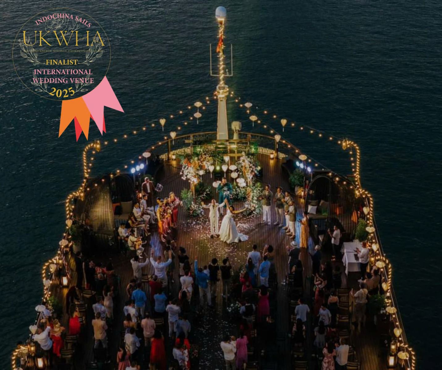Wedding on Indochina Sails